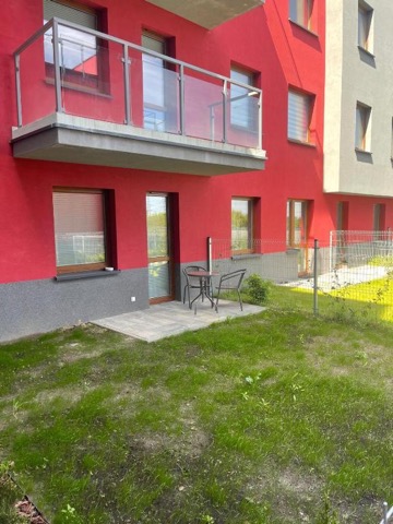 Taras przy apartamencie